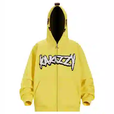 KAKAZZY Hoodie Yellow