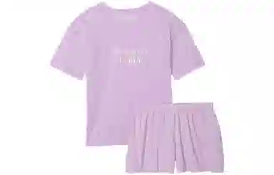 Victoria's Secret Cotton Short Tee-Jama SetUnicorn Purple MD