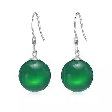 恋朵 简约气质 玉髓 耳环 女款