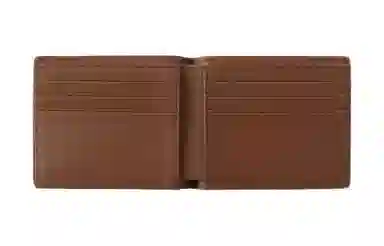 Carhartt WIP Logo Leather Wallet Brown