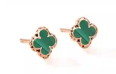 Ai De Promise Clover Stud Earrings