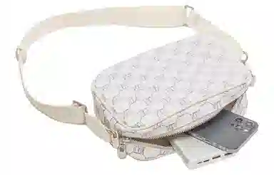 LiNing Sports Crossbody Bag White Navy