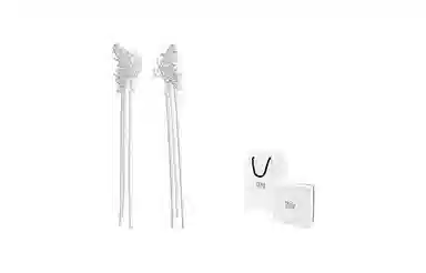 饰伴 古风蝴蝶流苏 新潮小众高级感 耳夹 女款