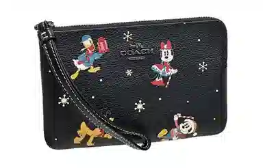 COACH x Disney Corner Zip 16 Logo