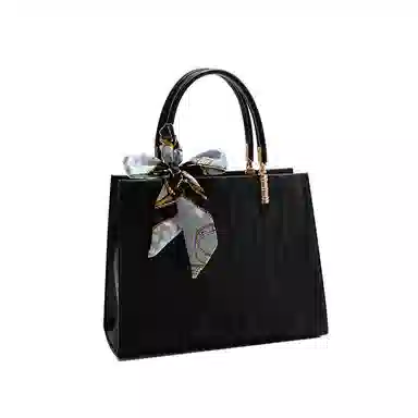 维尼奥 大容量高级感质感小众通勤包百搭 合成革 妈妈手提包单肩斜挎 常规 女款 黑色/蓝色/红色