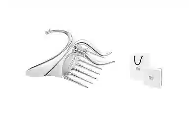 饰伴 时装周精灵撩发耳夹女简约甜酷风格耳挂耳饰个性气质时尚耳夹