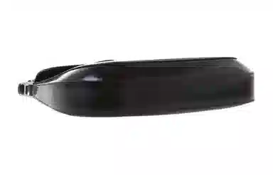 Prada Logo Leather Shoulder Bag Black