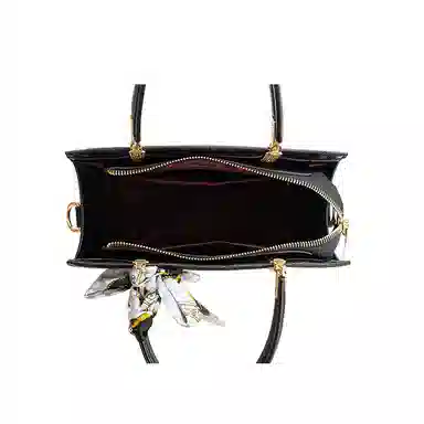 维尼奥 大容量高级感质感小众通勤包百搭 合成革 妈妈手提包单肩斜挎 常规 女款 黑色/蓝色/红色