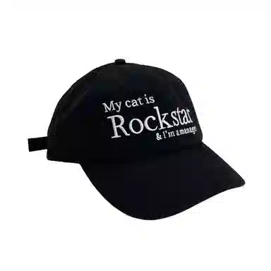 字母刺绣春秋百搭棒球帽大头围显脸小出游防晒遮阳时尚 棉涤纶 鸭舌帽 男女同款情侣款