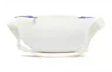 中国李宁 简约大容量 锦纶 胸包 男女同款情侣款 白色