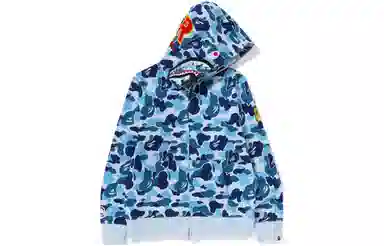 A BATHING APE Abc Camo Shark Full Zip Hoodie