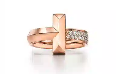 Tiffany Co. Tiffany T T1 18K 4.5mm