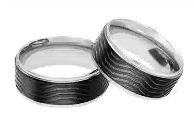 cooraree Basic Tech Black Stripe Ring