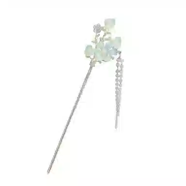 彤彤兔 古风流苏玉兰花朵簪步摇丸子头盘发旗袍汉服发钗配饰 发簪 女款