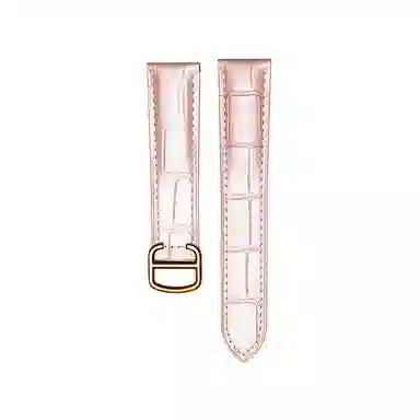 万晨 手表表带适用于卡地亚伦敦坦克系列手表带牛皮替换表带真皮腕带精钢表扣 柔软耐用 棕色 黑色多尺寸 可选 男女同款通用