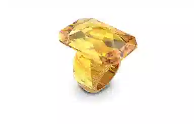 Swarovski Lucent Ring Yellow