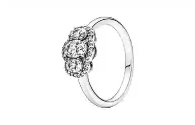 Pandora Three Stone Vintage Ring