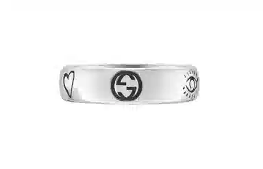 Gucci Blind For Love Silver Ring
