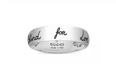 Gucci Blind For Love Silver Ring