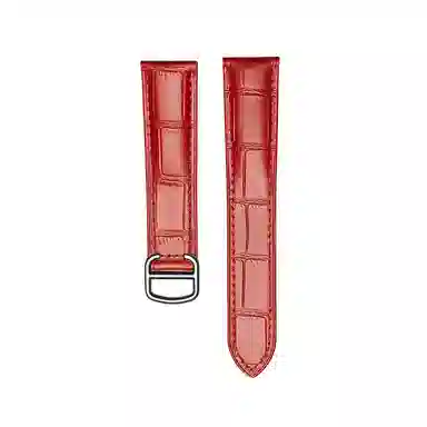 万晨 手表表带适用于卡地亚伦敦坦克系列手表带牛皮替换表带真皮腕带精钢表扣 柔软耐用 棕色 黑色多尺寸 可选 男女同款通用