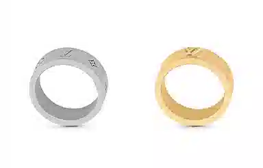 Louis Vuitton Instinct Ring Gold Gray