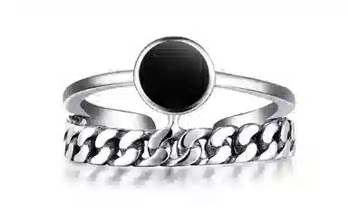 L’Estate Felice LF Black Eye Ring S925 Silver