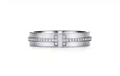 TIFFANY CO. T 18K 4.5mm