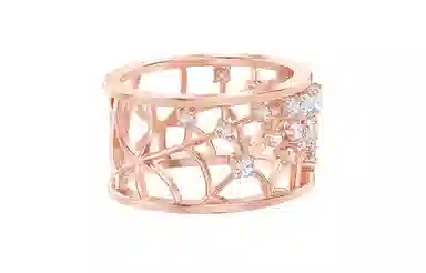Swarovski Precisely Dreamcatcher Ring Rose Gold