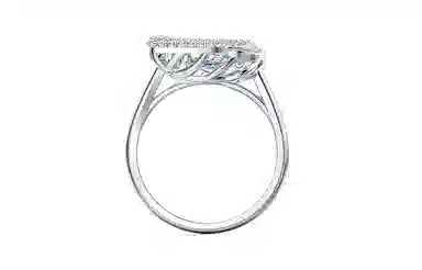 Swarovski Dancing Swan Ring White