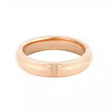 Tiffany & Co. T Narrow Ring 18K Rose Gold