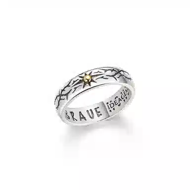 IDEAGEMER Thorns Star Ring