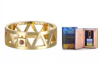 VAN GOGH Hollow Geometric Ring S925 Silver