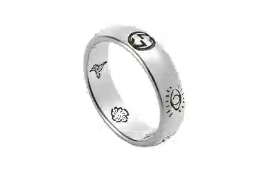 Gucci Blind For Love Silver Ring