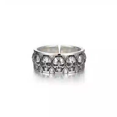 IDEAGEMER Skull Ring
