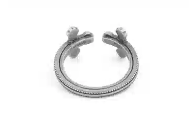 JANENG 925 Silver Cross Ring