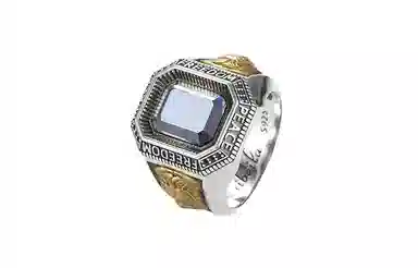 Ruibeila Lion Head 925 Silver Ring