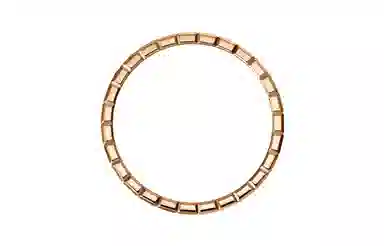 Chopard Ice Cube Ring Rose Gold Half Diamond