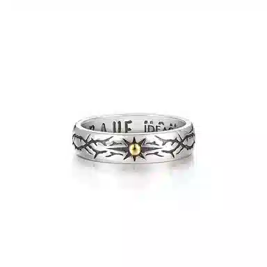 IDEAGEMER Thorns Star Ring
