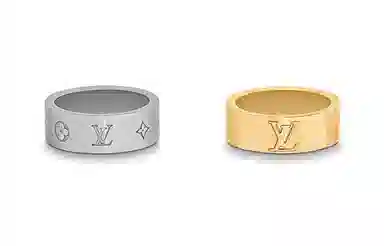 Louis Vuitton Instinct Ring Gold Gray