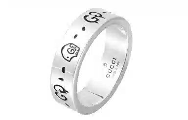 Gucci GucciGhost Silver Ring 6mm