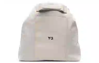 Y-3 Logo Drawstring Backpack Off White