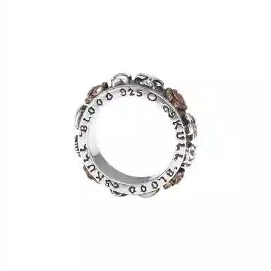 Ruibeila 925 Silver Skull Ring