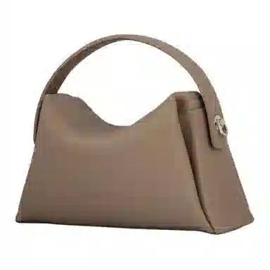 古良吉吉 烟盒枕头包 牛皮拼合成革 单肩斜挎包 女款