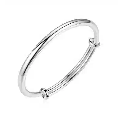 饰伴 民族风古法推拉简约手镯手镯女复古手饰古风开口可调节 手镯 女款