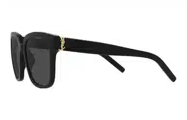 Saint Laurent Logo Sunglasses Black