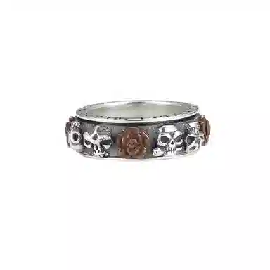 Ruibeila 925 Silver Skull Ring