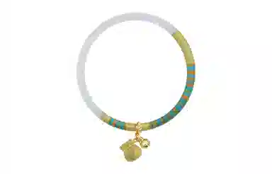 凤凰涅磐 国风首饰叮当古风高级感轻奢手饰小众设计感配件 白玛瑙 黄水晶 金丝线 合金件 手镯 女款 礼物礼盒