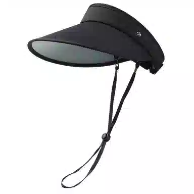 玖慕 全脸防紫外线骑车遮阳面罩运动大檐太阳帽子 锦纶 防晒帽 女款