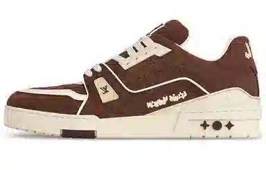 Tyler x Louis Vuitton Trainer Low Red Brown