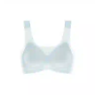 Huggy Kissy V-Neck Seamless Bra Thin Mesh Breathable